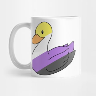 Light Nonbinary Duck Mug